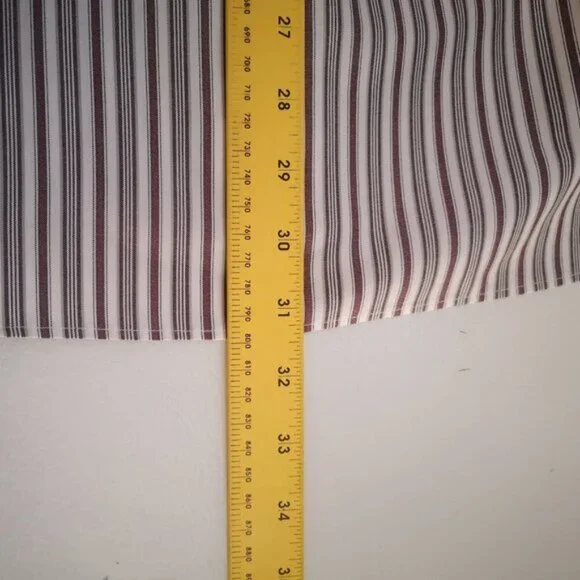 Eddie Bauer Relaxed Fit Mens Size XL Wrinkle Resistant Striped Shirt - Picture 12 of 12